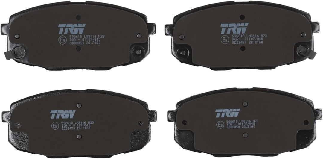 TRW GDB3450 Bremsbelagsatz, Scheibenbremse - (4-teilig)