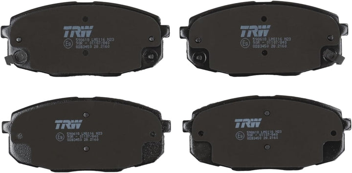 TRW GDB3450 Bremsbelagsatz, Scheibenbremse - (4-teilig)