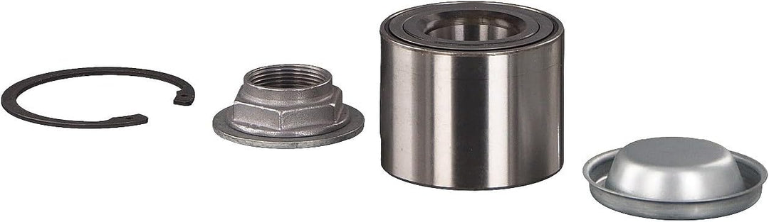 febi bilstein 40014 Radlagersatz mit Achsmutter, Sicherungsring und Staubkappe , 1 Stück