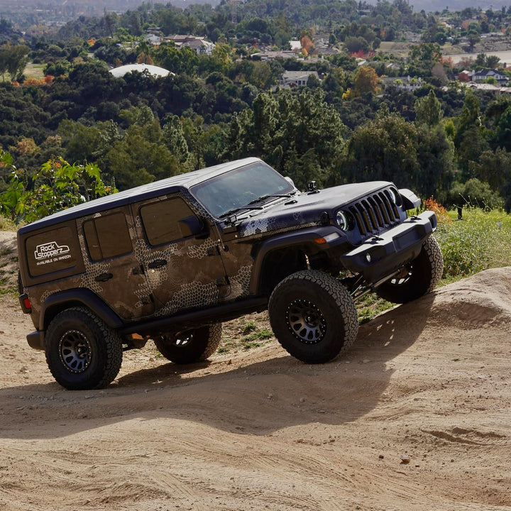 Rock Stopperz Türscharnierschutz-Set – kompatibel mit Jeep Wrangler JLU/Gladiator – 4-Türer (2019 -