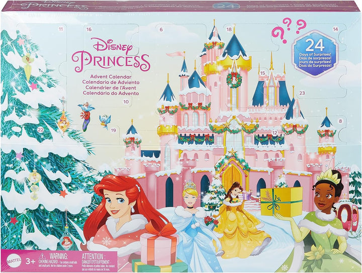Disney Princess Adventskalender - 24 Türchen mit Geschenken rund um beliebte Filmfiguren wie Tiana,