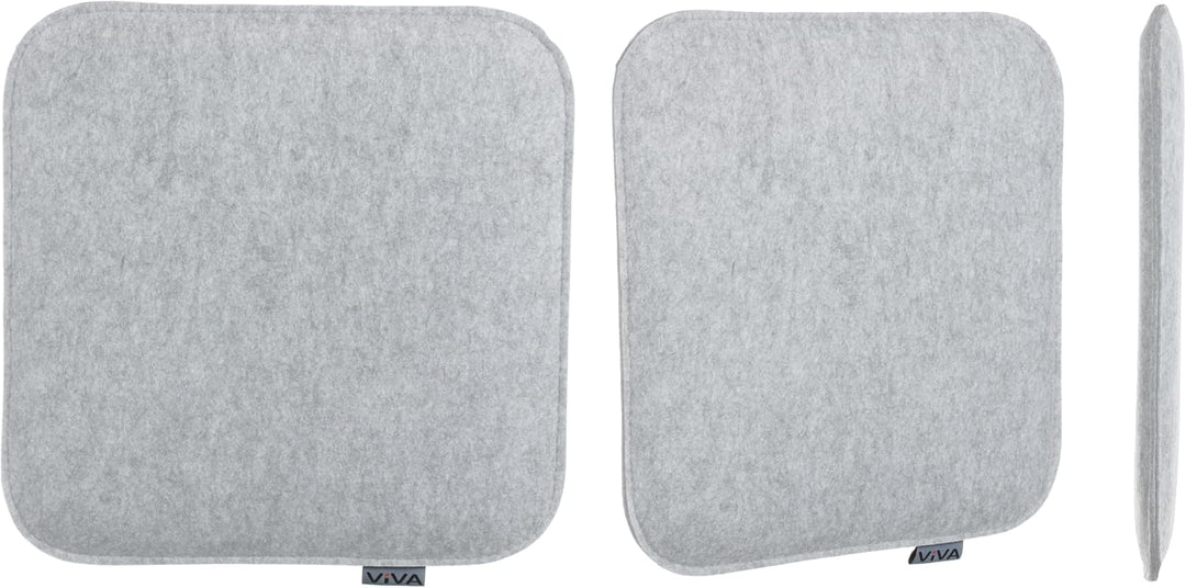 Brandsseller 8er Set Sitzkissen aus Filz 35x35x2 cm – Robuste Stuhlauflagen für innen und aussen, ec