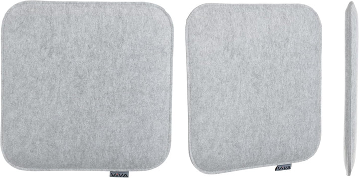 Brandsseller 6er Set Sitzkissen aus Filz 35x35x2 cm – Robuste Stuhlauflagen für innen und aussen, ec