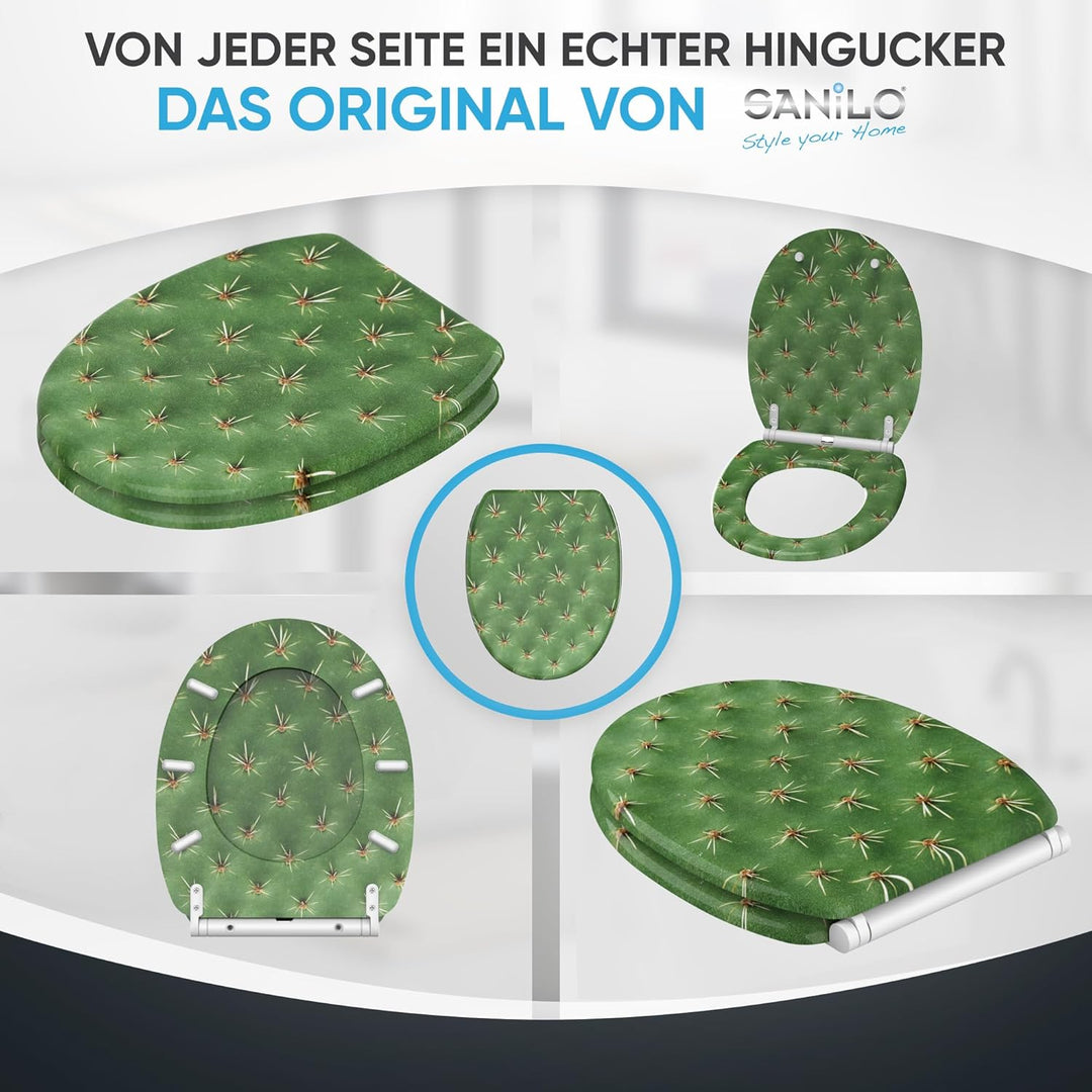 Sanilo WC Sitz mit Absenkautomatik, viele neue Toilettendeckel zur Auswahl, hochwertige Oberfläche,