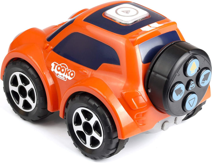 TOOKO 81472 Pre School Spielzeug Ferngesteuerte Fahrzeuge, Orange-Follow Me Crossroad, Follow me Car