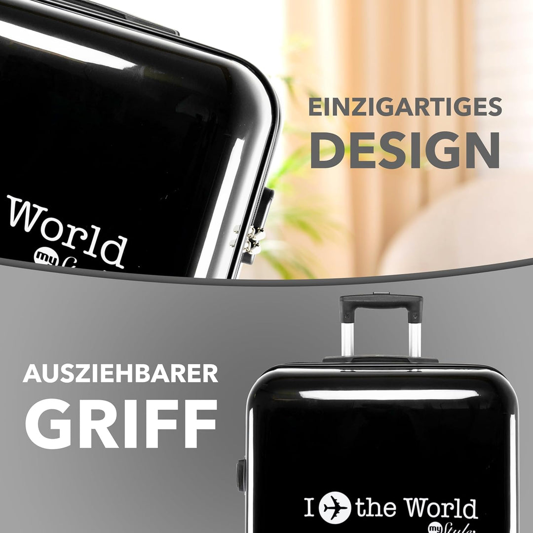 Xonic Reisekoffer – Koffer gross mit Rollen als Hartschalenkoffer – Trolley in Grösse M L XL oder im