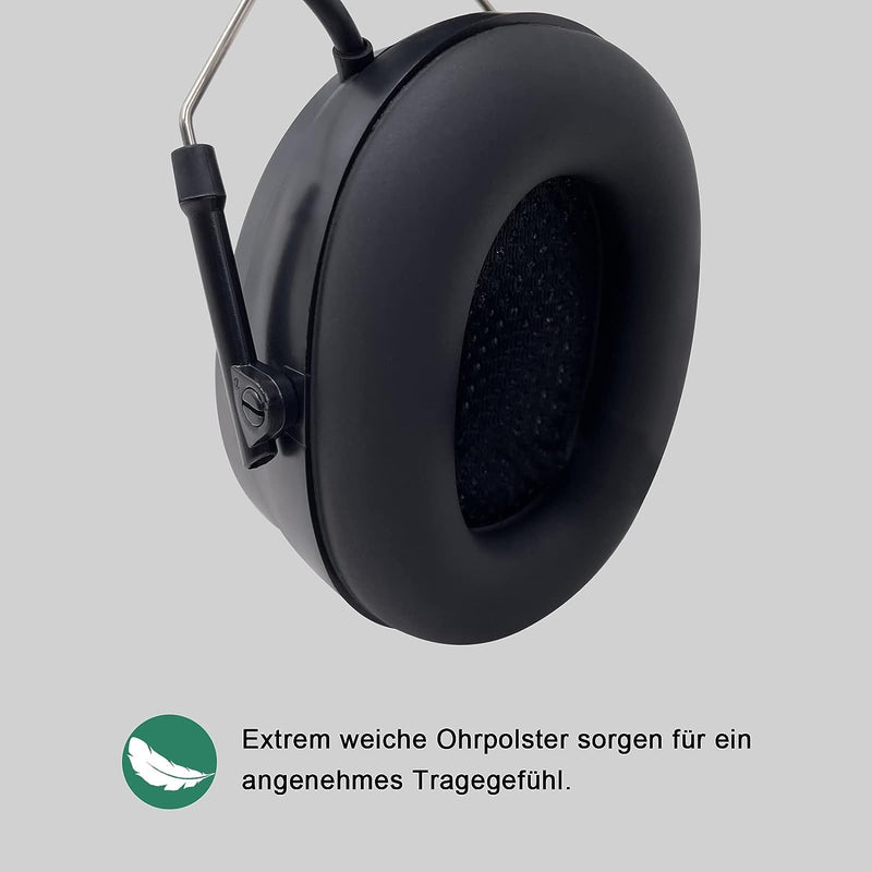 Gehörschutz mit Radio DAB + / FM, integriertem Bluetooth und Mikrofon, SNR