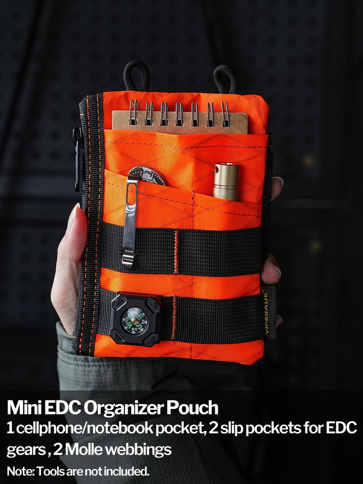 VIPERADE VE16N X-Pac EDC Tasche Werkzeug Organizer, multifunktionale kleine Werkzeugtasche mit 7 Tas