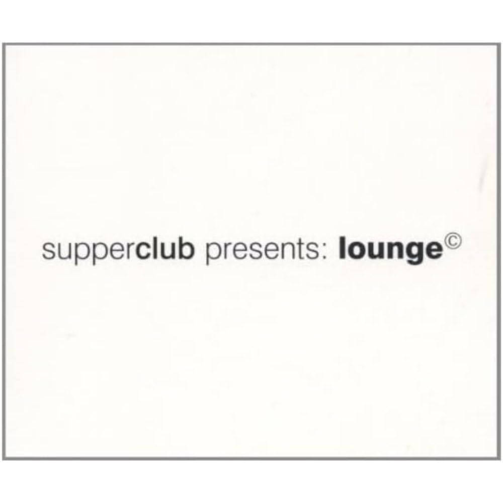 Supperclub Vol. 1 Pres. Lounge, Audio-CD