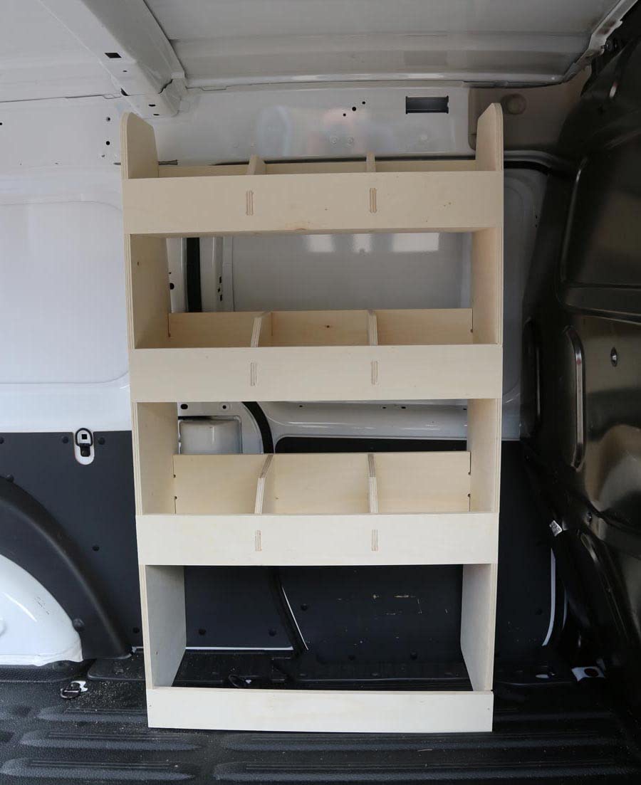 Vanify - Kompatibel mit Renault KANGOO L3 (Maxi) 2008+ Fahrzeugeinrichtung Fahrzeugregale, Fahrersei