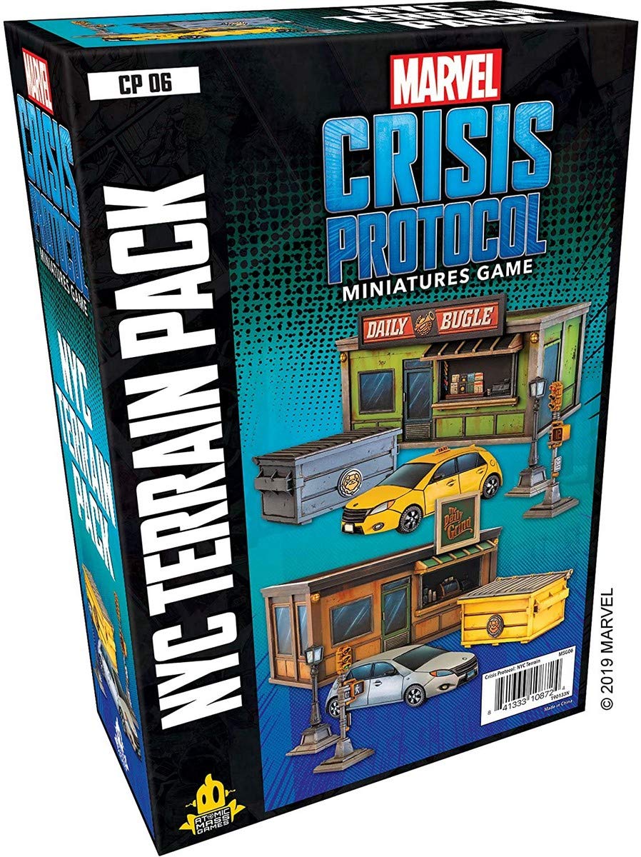 Atomic Mass Games, Marvel Crisis Protocol: Terrain Expansion: NYC Terrain, Miniatures Game, Ages 10+