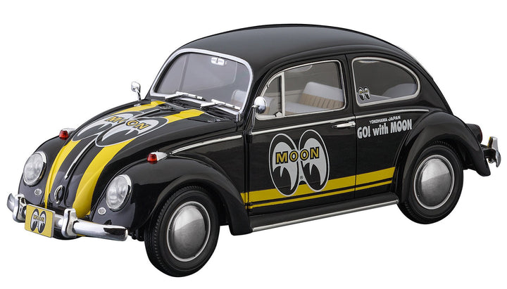 Hasegawa 020338 1/24 Volkswagen Käfer Type 1,Mooneyes Plastikmodellbausatz, Modelleisenbahnzubehör,