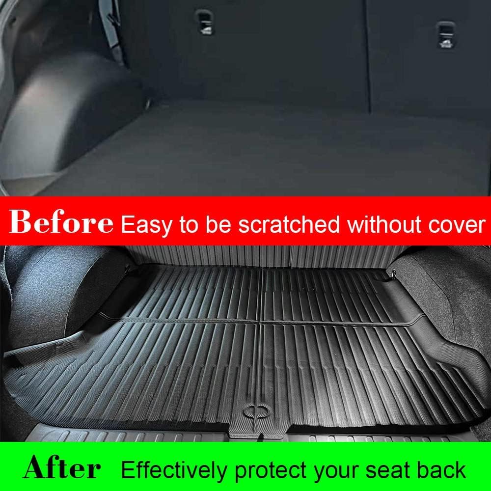 BestEvMod Für Ioniq5 Allwetter-Kofferraummatte, 3D Cargo Liner Hintere Kofferraum Bodenmatte XPE Mat