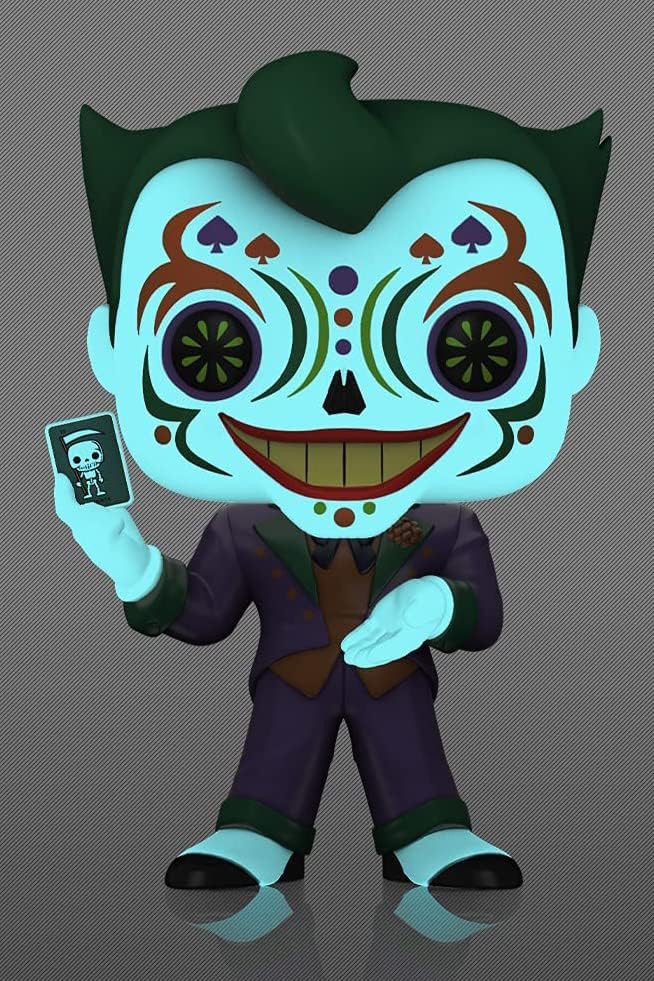 Funko POP! Heroes: Dia De Los DC - The Joker - Leuchtet Im Dunkeln - DC Comics - Vinyl-Sammelfigur -