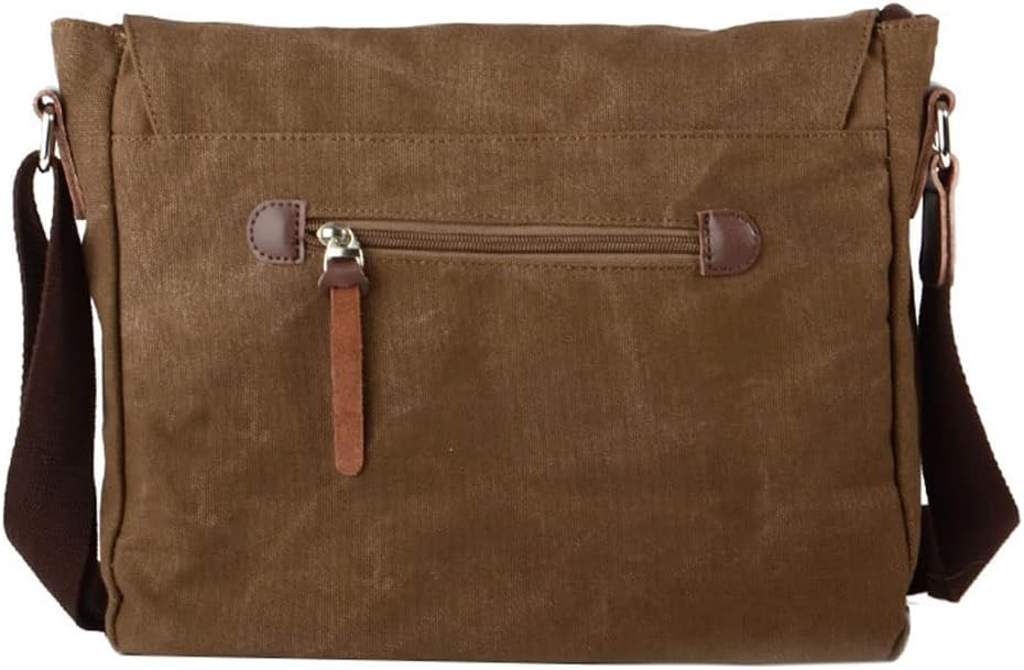 Neuleben Kameratasche Schultertasche mit abnehmbarem Kamerafach Vintage klein Umhängetasche Canvas f