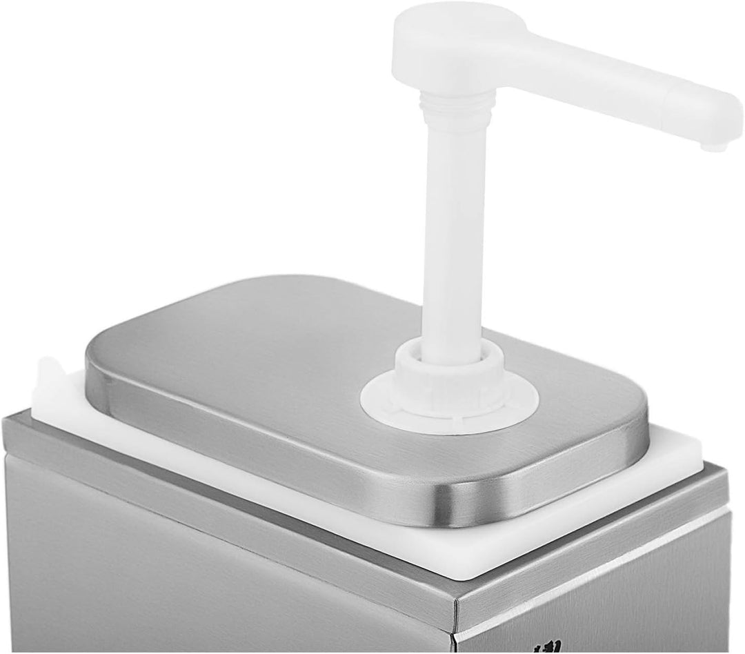 Royal Catering RCDI-2L Saucenspender Pumpstation Pumpspender Senfspender Dosierspender 1 Pumpen 1 L,