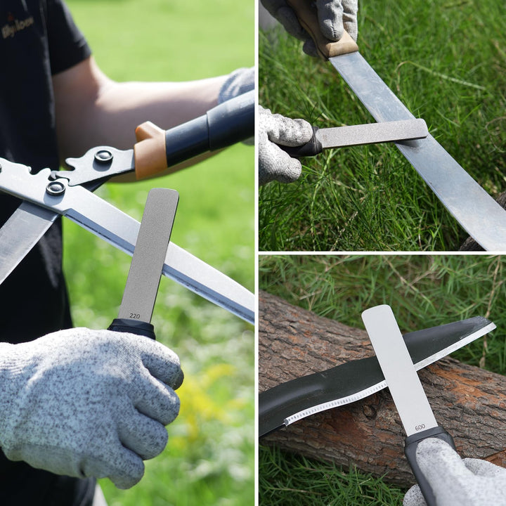 SHARPAL 120N Diamant-Schleifstein mit doppelter Körnung zum Schärfen von Messern Jagd Outdoor Messer