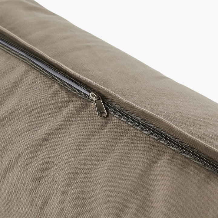 Myga Buchweizen Bolster Kissen | Ergonomisches Yoga- &amp; Meditationskissen | Abnehmbarer Bezug &amp; Natür