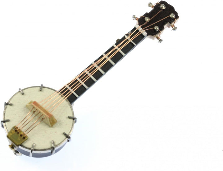 Miniblings Banjo Brosche Banjobrosche Pin Anstecker Holz mit Box - Handmade Modeschmuck I Anstecknad