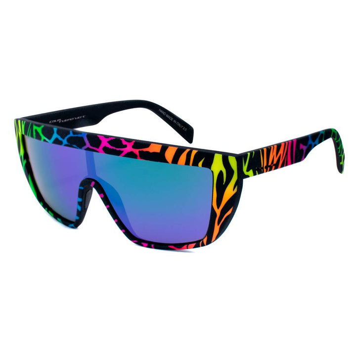 Italia Independent Unisex-Erwachsene 0912-ZEF-149 Sonnenbrille, Mehrfarbig (Amarillo/Verde), 122.0