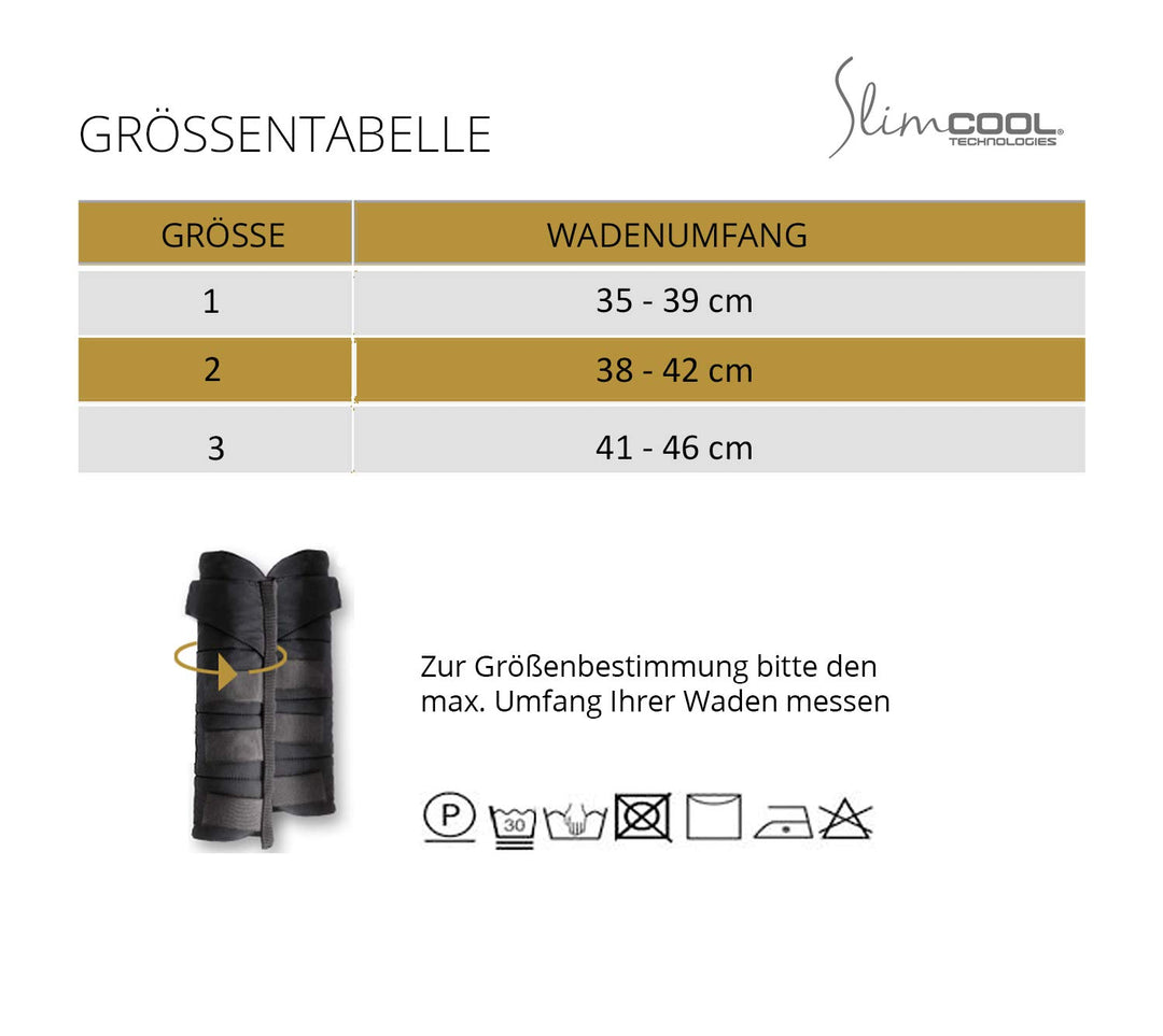 Slimcool PowerBoots | Abnehmen durch Kühlung | Cryo Shapewear für die Beine (zur Aktivierung von bra