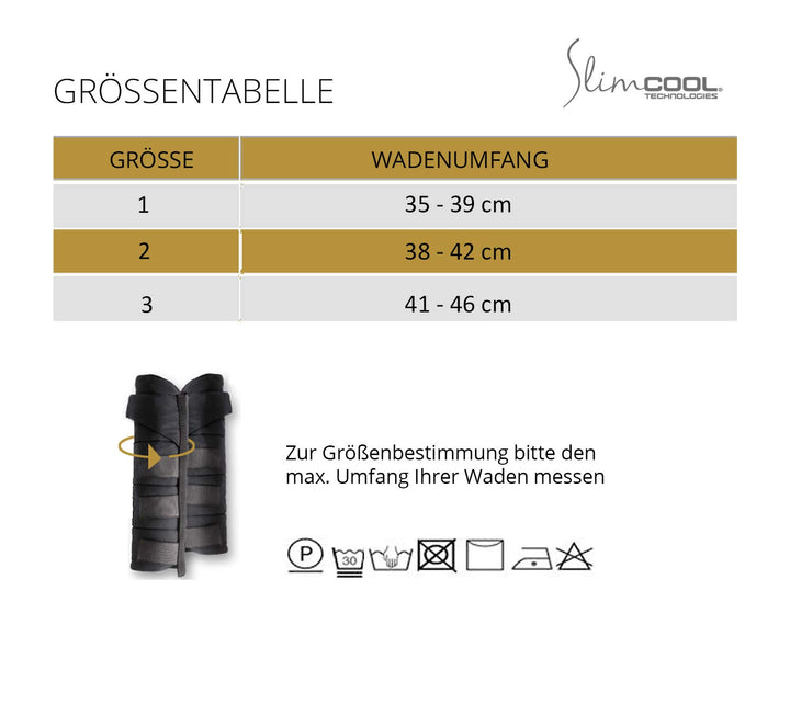 Slimcool PowerBoots | Abnehmen durch Kühlung | Cryo Shapewear für die Beine (zur Aktivierung von bra