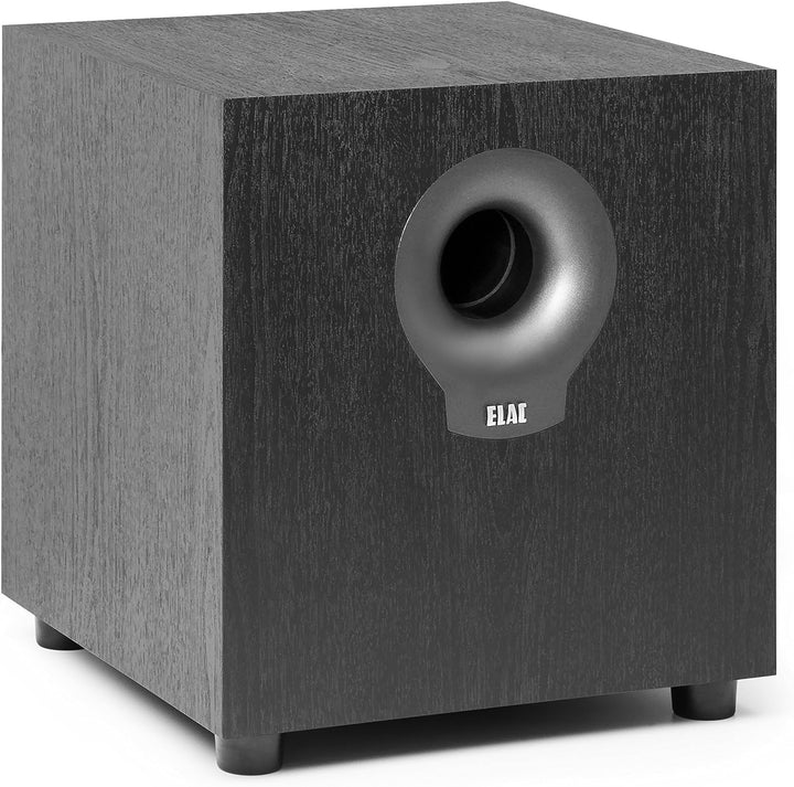 ELAC Debut Subwoofer S10.2, aktiver Lautsprecher für die Musikwiedergabe über Stereo-Anlage, idealer