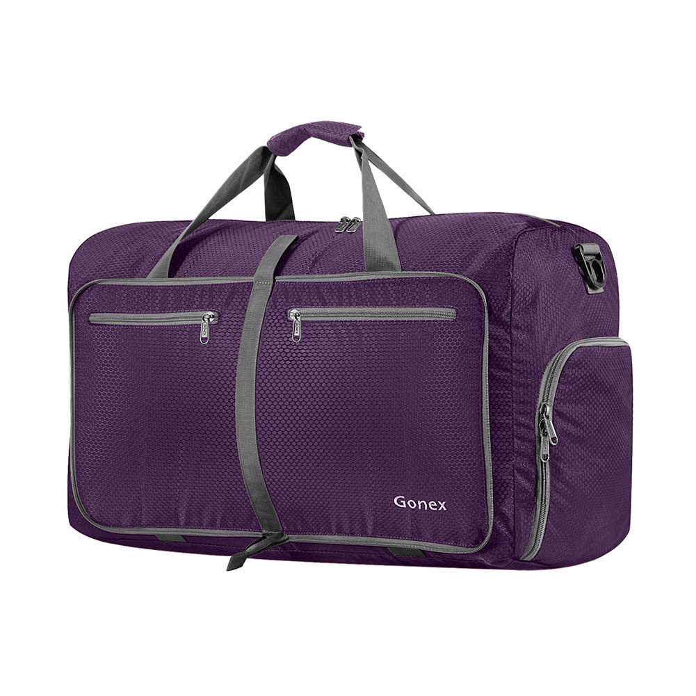 Gonex Faltbares Reisegepäck Leicht 40/60/80/100/150L Grosse Reisetasche Sporttasche für Reise Gym Ur
