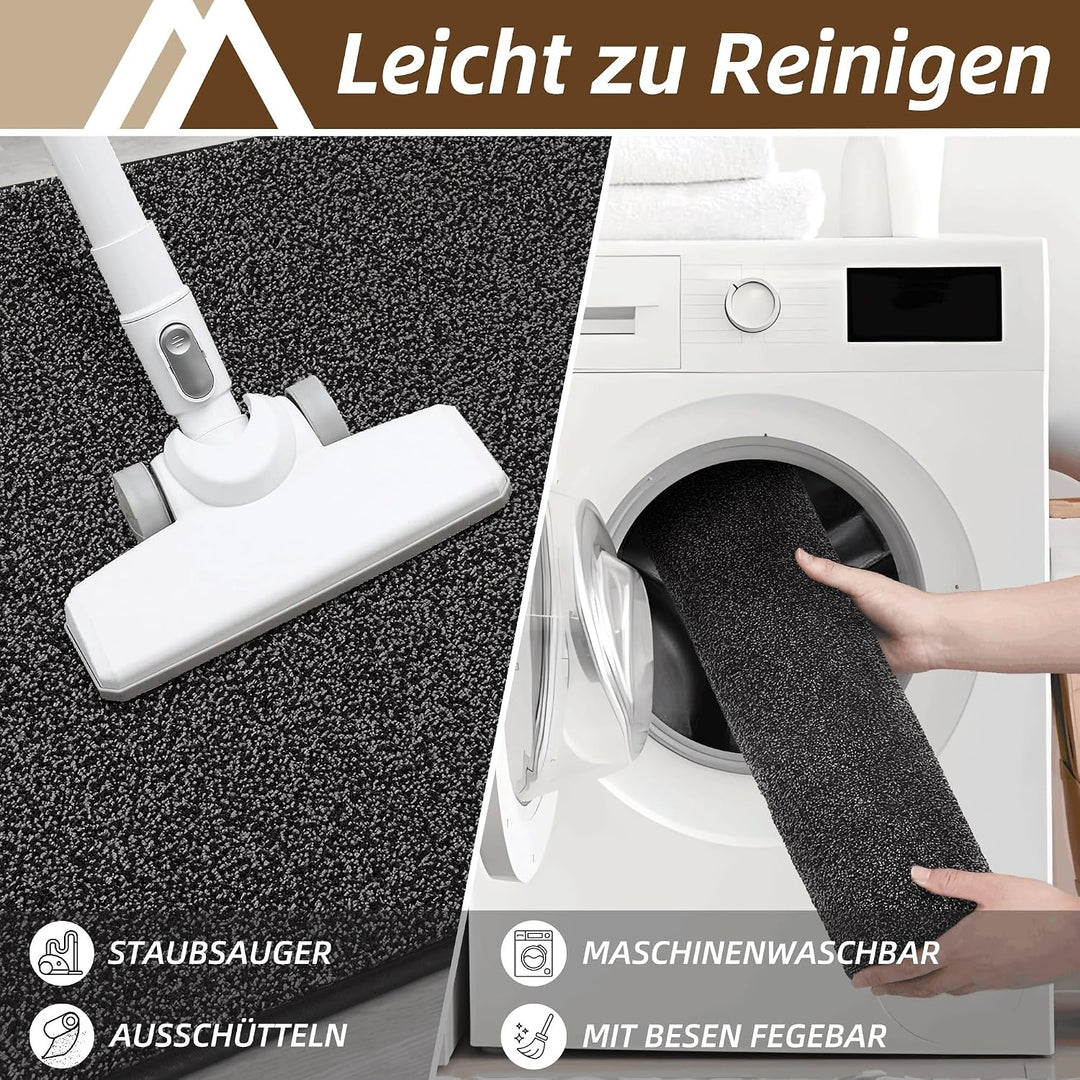 COSY HOMEER Fussmatte Innen 50 x 80 cm, Anthrazit Anthrazit 50 x 80 cm (Rechteckig), Anthrazit 50 x