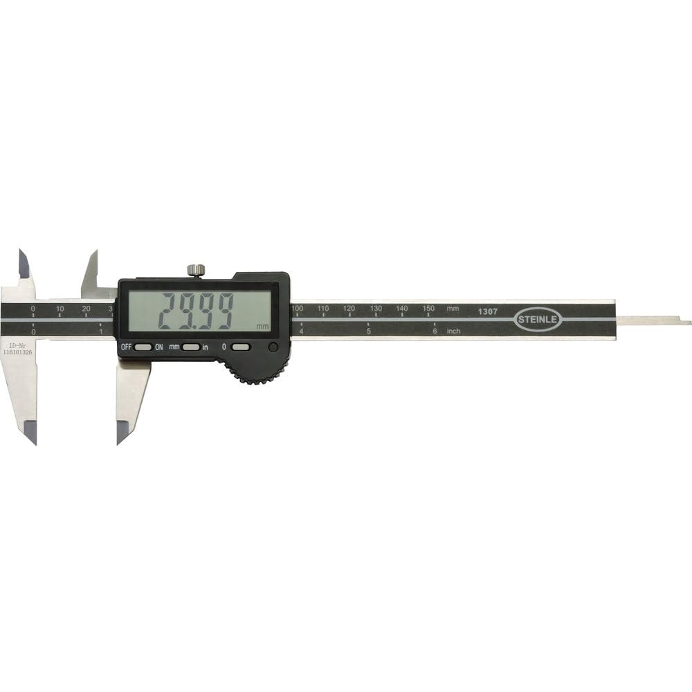 STEINLE 1307 Digital Messschieber 150 mm Ablesung: 0,01 mm Tiefenmass: flach Aktionspreis gültig bis