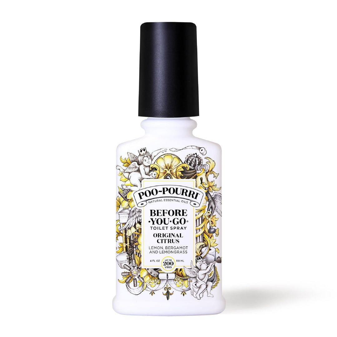 Poo-Pourri Before-You-Go WC-Spray 4 oz weiss Original Citrus Scent 118 ml (1er Pack), Original Citru