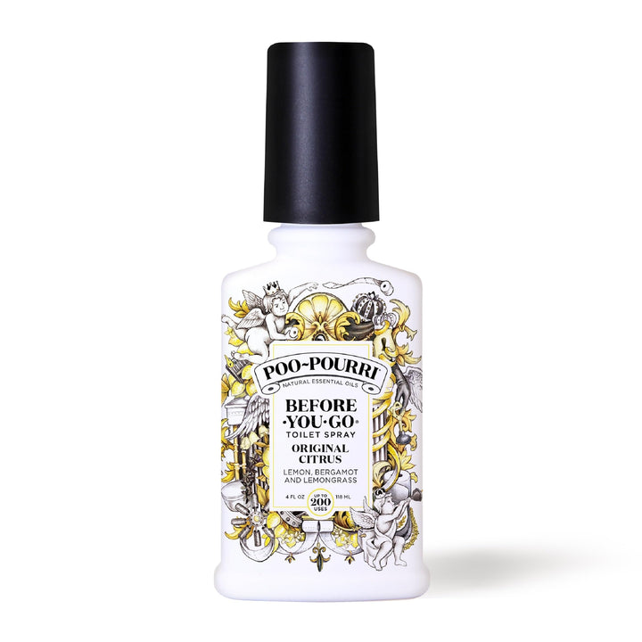 Poo-Pourri Before-You-Go WC-Spray 4 oz weiss Original Citrus Scent 118 ml (1er Pack), Original Citru
