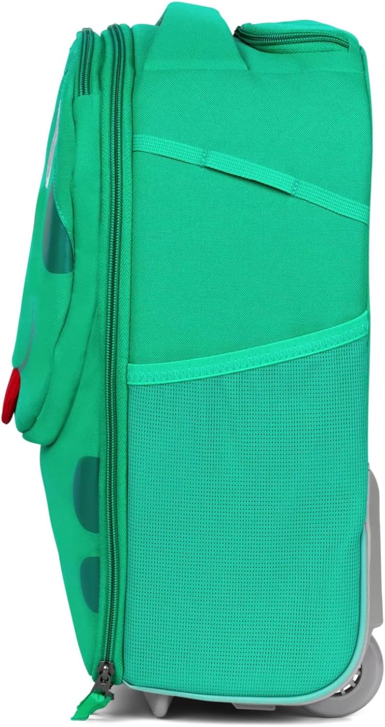 Affenzahn Kinderkoffer in Handgepäckgrösse als Trolley Frosch - Grün