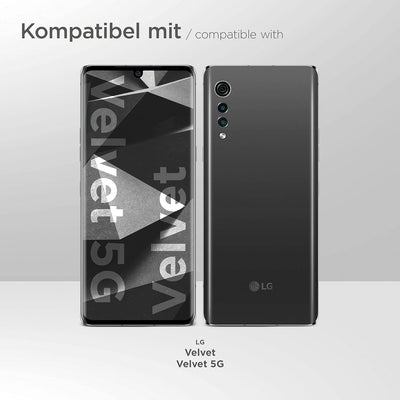 ONEFLOW Handykette 'Twist Strap' kompatibel mit LG Velvet/LG Velvet 5G Hülle zum Umhängen transparen