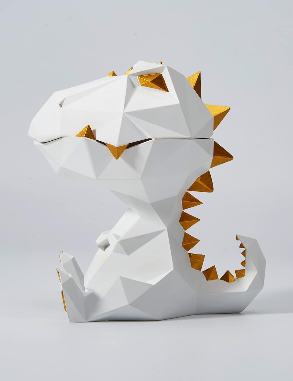 Amoy-Art Keksdose Vorratsdosen Dinosaurier Skulptur Arts Modern Figur Dekor Tier Statue Geschenk Pol