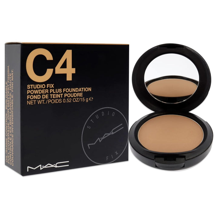 MAC Studio Fix Powder Plus Foundation Glas C4 15 g (1er Pack), C4 15 g (1er Pack)