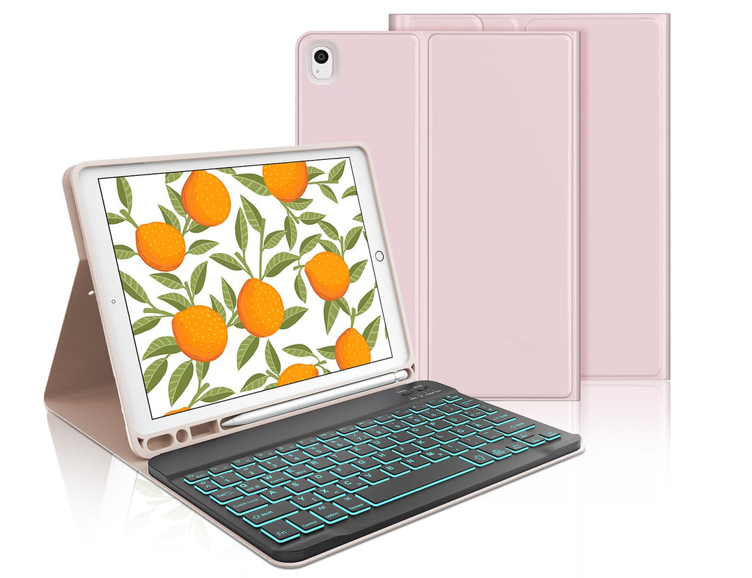 IVEOPPE Tastatur für iPad 9. Generation, Hülle Tastatur für iPad 10.2" (9./8./7. Generation), Magnet
