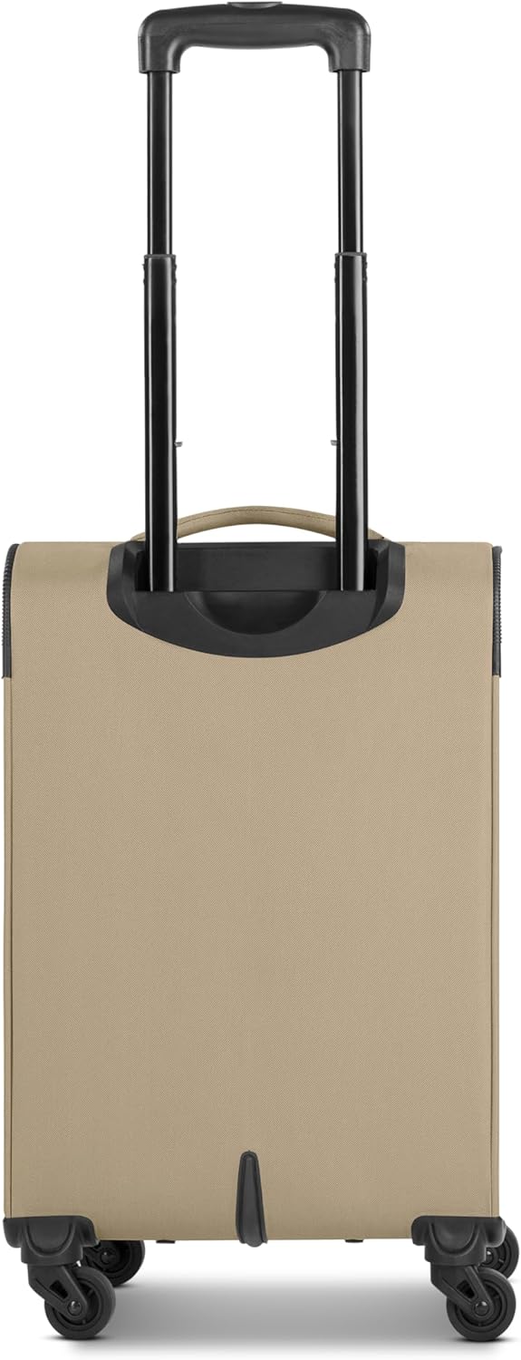SMARTBOX Weichgepäck Kabinen-Koffer für Damen & Herren | Kleiner Cabin-Trolley 36 x 23 x 57 cm | 4 R