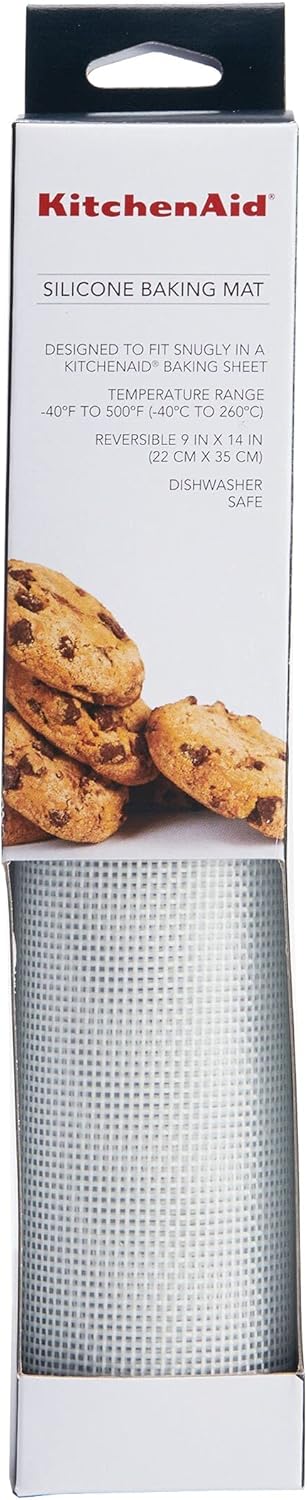 KitchenAid Silikon-Backmatte, 22,9 x 35,6 cm, Grau