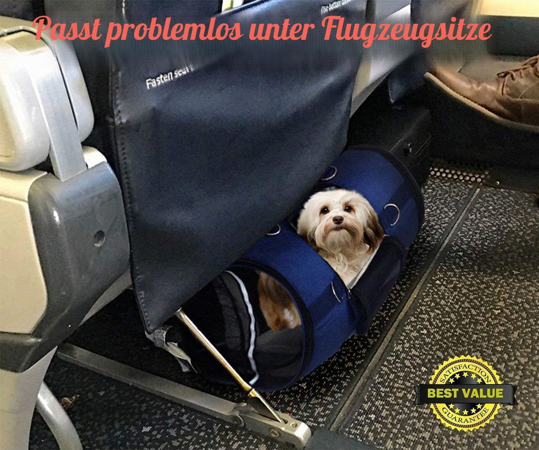 6-in-1 ROBUSTER Transportrucksack für Haustiere, Brusttasche, Schultertasche, Kleintiertransportbehä