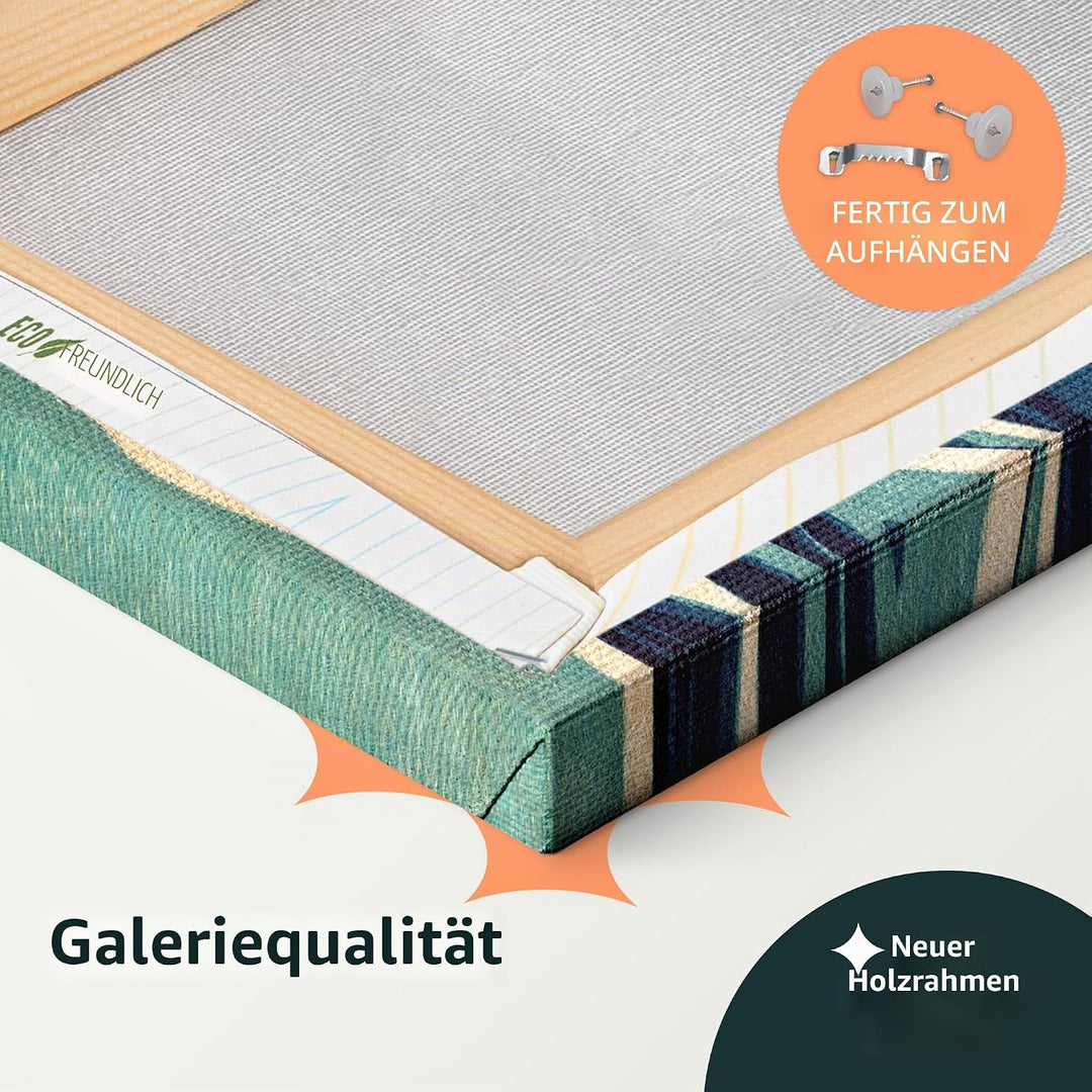 murando - Bilder Wald 150x50 cm Vlies Leinwandbild 1 tlg Kunstdruck modern Wandbilder XXL Wanddekora
