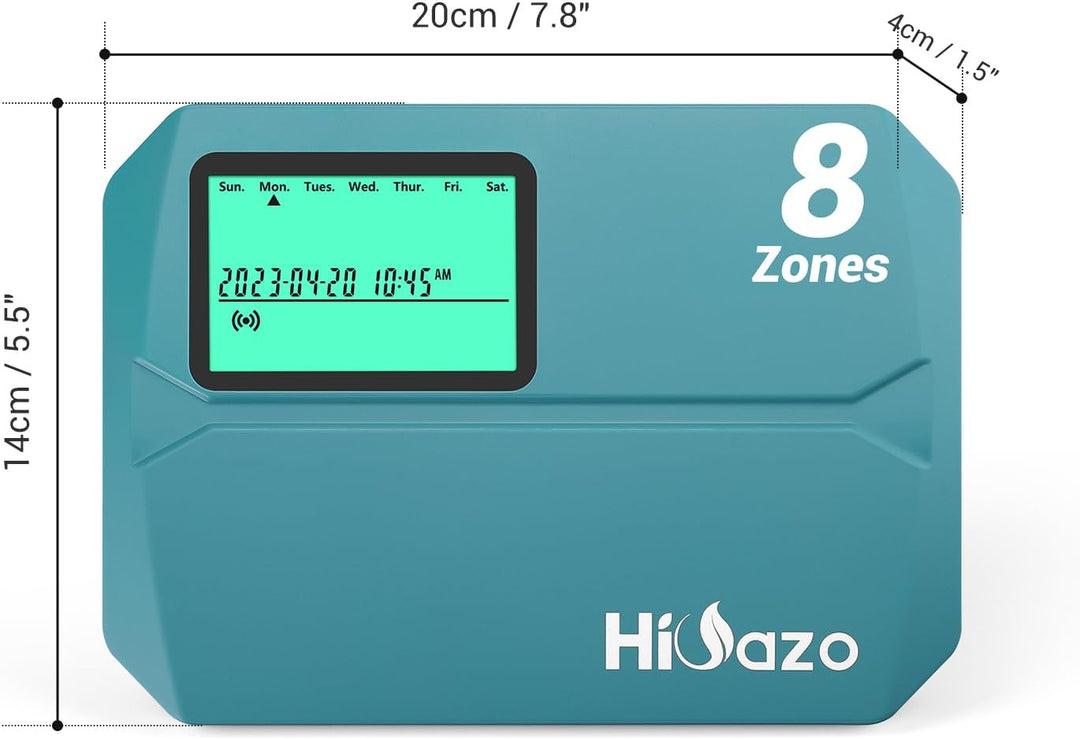 bewässerungscomputer, WiFi Sprinkler Bewässerungssystem Timer, 8 Zonen, Innen Aussenbewässerungssyst