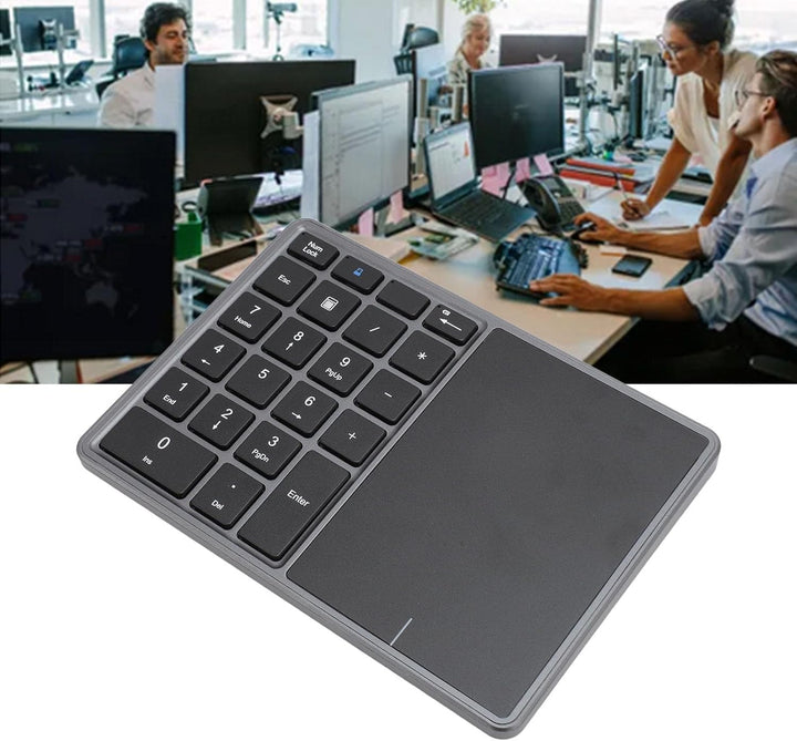 VBESTLIFE Kabellose Zifferntastatur, Bluetooth 4.2 und Kabellose 2,4 G-Dual-Modi-Zifferntastatur mit