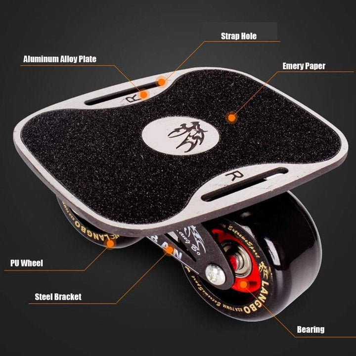 Sumeber Drift Skates Split Skateboard Tragbares Rollschuhdeck Drift High Rebound Skate Outdoor Slidi