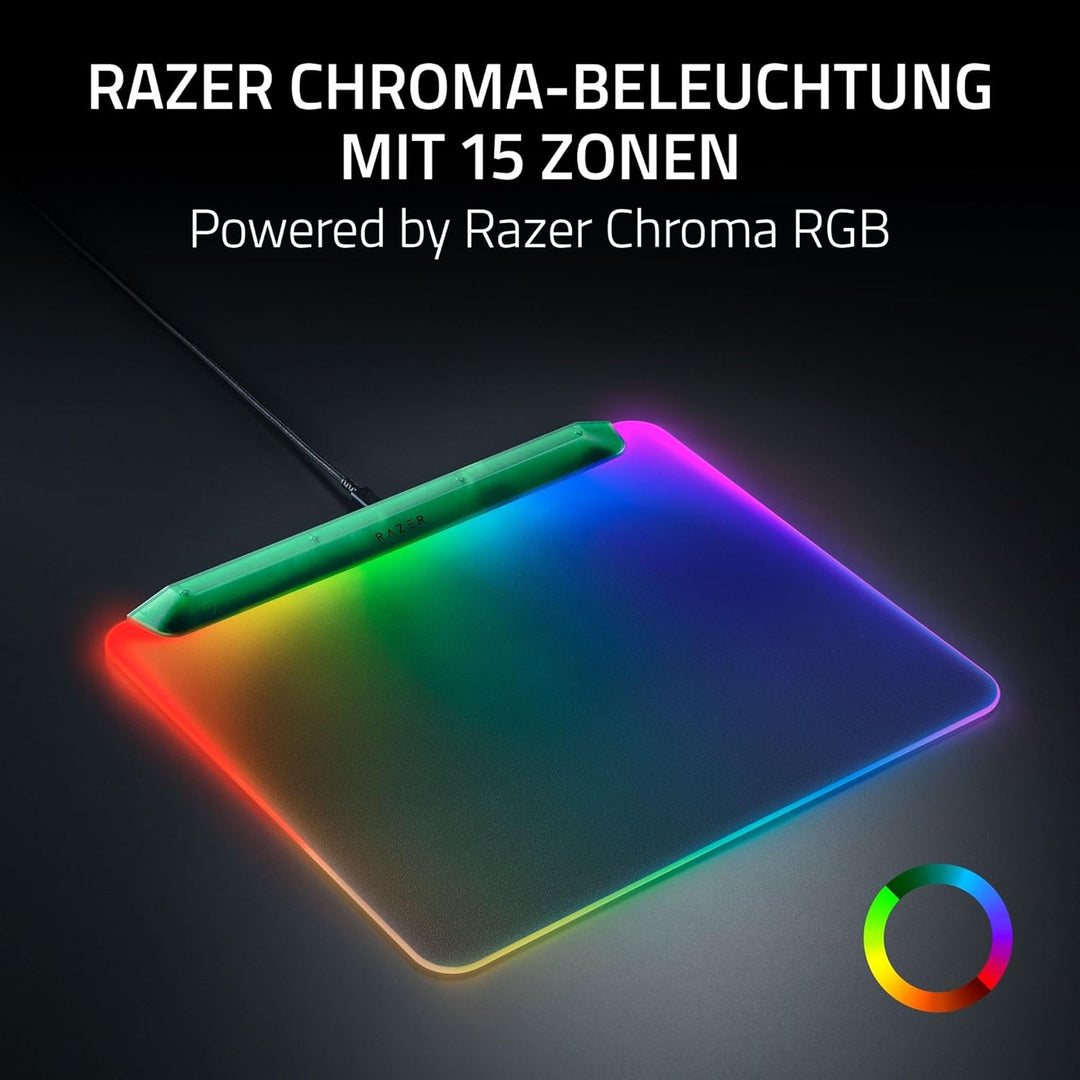 Razer Firefly V2 Pro Phantom Green Edition - Voll beleuchtete Gaming-Mausmatte mit Chroma RGB (USB 2