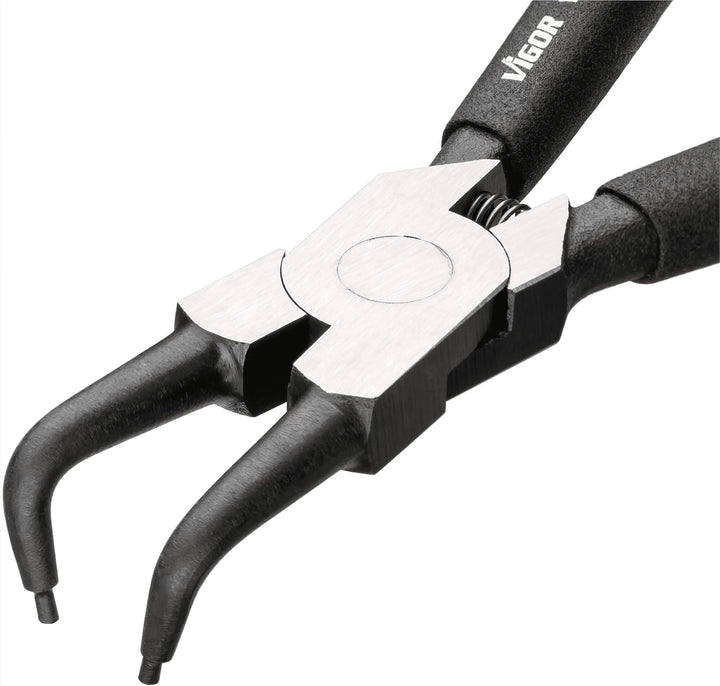 VIGOR Sicherungsring-Zange ∙ V6510D-40 Innensicherung Abgewinkelt 40-100 mm, Innensicherung Abgewink