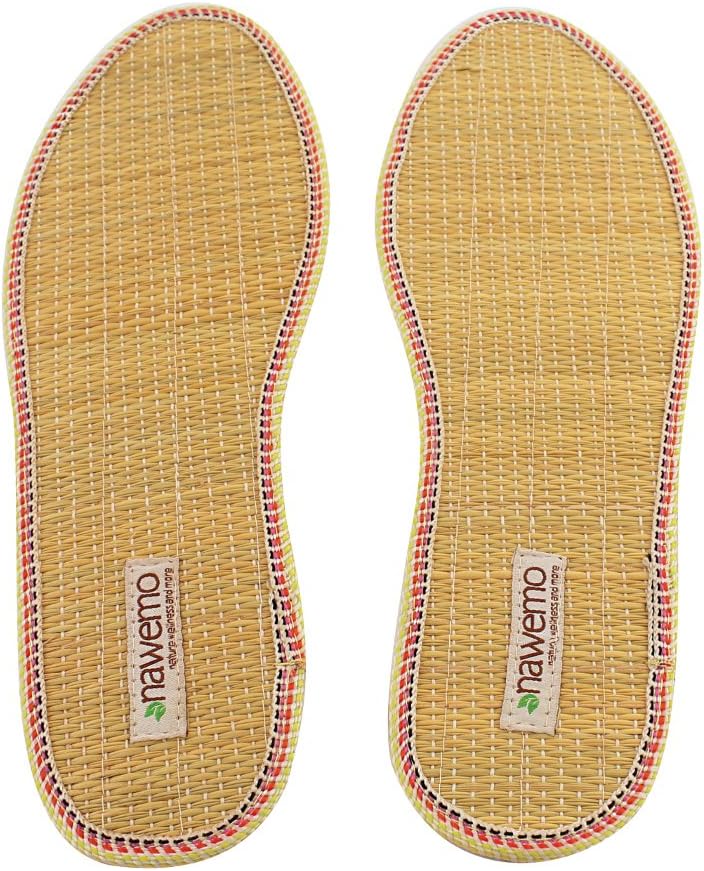 Nawemo Zimtsohlen Binse (5er Pack) - für angenehm trockene und warme Füsse - gegen Fussgeruch und Fu