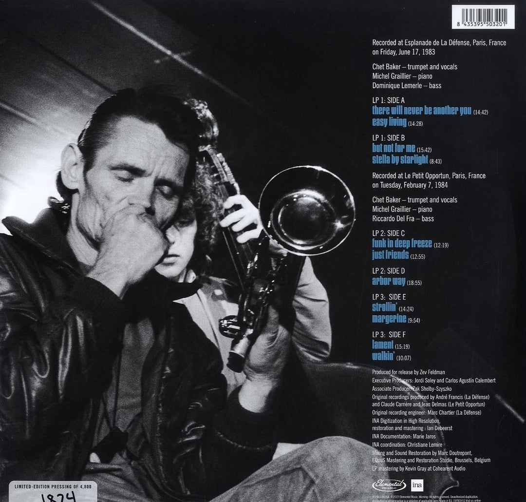 Live in Paris, Vinyl