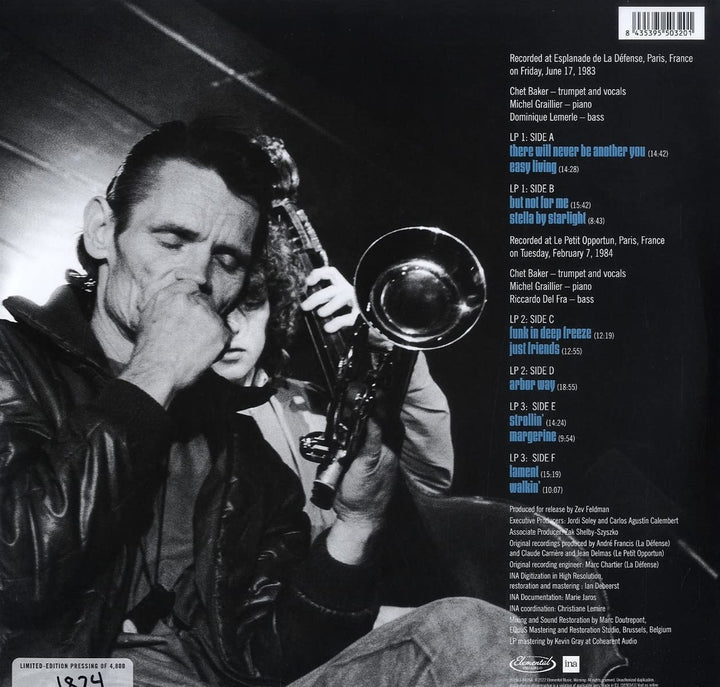 Live in Paris, Vinyl