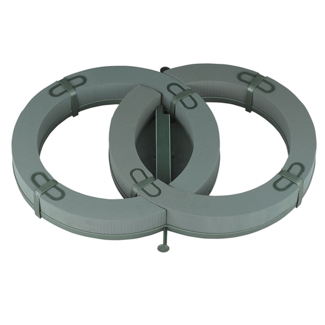 Flowerbox Oasis Steckschaum Auto Doppel-Ring 57cm Steckmasse Steckschwamm
